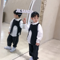  Komori childrens clothing boys vest 2021 new autumn baby vest outer wear vest children sleeveless top