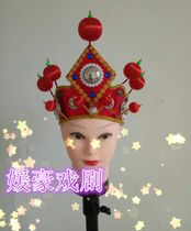 Film and TV Childrens flower Mulan dance headwear hat on gong and drum wearing supplies dance performance The Beatles cape