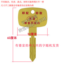 P131]Peoples Locksmith House-Big key with key store signboard (billboard)plastic key model