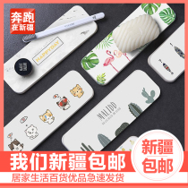 Xinjiang department store brother diatom mud wash pad waterproof coaster electric toothbrush beard soap holder absorbent pad