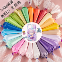 Large packaging cream glue DIY material bag phone shell pencil case hand made homemade simulation cream 100g bagged