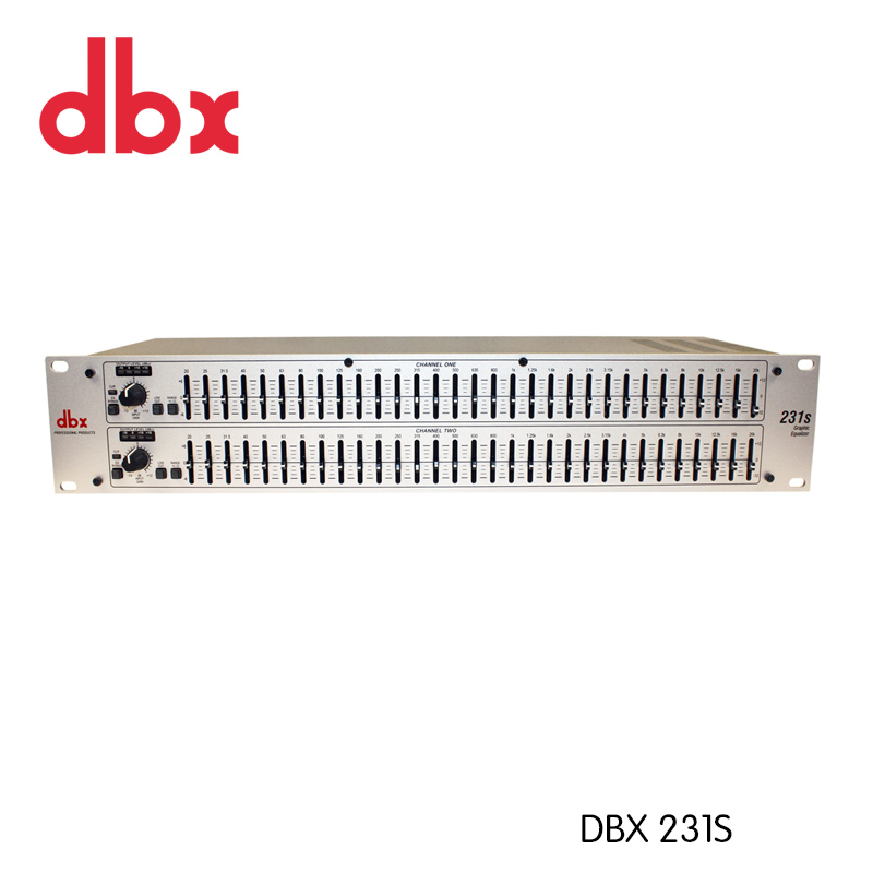 DBX 231s double 31 segment graphic equalizer / professional stage performance pre stage effector anti whistling processor