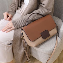 French counter leather MK ii womens bag new fashion crossbody portable shoulder bag wild small square bag envelope bag