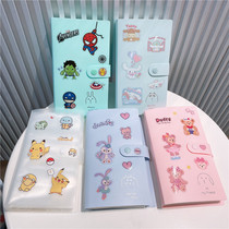 Simple business card holder collection book small card collection student train ticket card book large capacity portable transparent card bag
