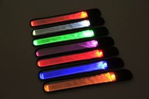 Free lettering LED glowing ring glowing arm strap wristband wristband lettering LOGO glowing LED clap