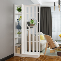New Chinese screen partition shelf living room decorative wall simple modern office entrance entrance entrance cabinet