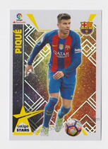 Panini 2017-2018 Western Bundesliga star stickers Pique sparkles Barcelona 21: