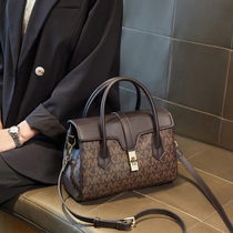 French counter MK ZAREA leather bag womens Hand bag retro crossbody shoulder bag Fashion Tote Bag