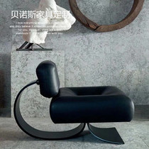 New Nordic single sofa chair creative metal fishtail lazy lounge chair Hotel Villa living room designer chair