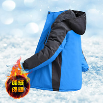 Cold storage warm cold clothing Low temperature split cold storage clothing Cold storage velvet thickened overalls Cotton clothing Cotton warm clothing Men