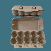 Egg box packaging box shock-proof courier paper pulp pallet tray tray tray grid manufacturer straight supply