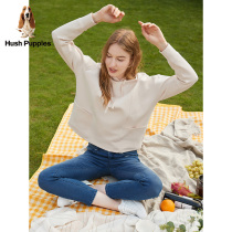 Hush Puppies Forswear Fall Winter 2021 Can Be Worn Hooded Sweatshirt Loungewear) WC-21709D