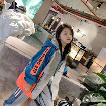 Bruiou 2021 autumn children Korean version of long windbreaker coat girl hooded child zipper shirt