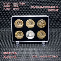 6 PACKED BLACK MATS SUITABLE FOR DIAMETER 45 mm LARGE BRONZE CHAPTERS DISPLAY CASE PROTECTION CASE COPPER CHAPTER CASE ACCESSORIES BRONZE BADGE COLLECTION BOX