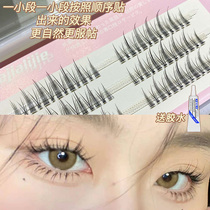 Comic Eye Taiba Bigot ~ Single Cluster Sectional Small Demon Fake Eyelash Woman Super Natural Emulation Self-Adhesive Graft