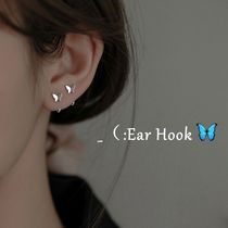 Personality butterfly earrings female summer earrings 2021 New Tide senior earrings niche design feel ear button earrings