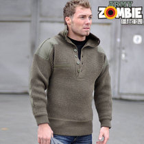 Austrian Army Austrian public hair military version of the original outdoor army fan thickened warm pullover sweater early shearling sweater military uniform