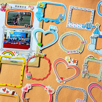 5 inch photo frame sticker kindergarten growth manual file making decorative material accessories diy photo album material sticker