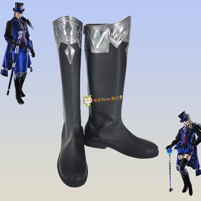 taobao agent Final Fantasy 14 Shadow Flame COS Custom Customization 0910 Anime Game Character COSPLAY Shoes Customization