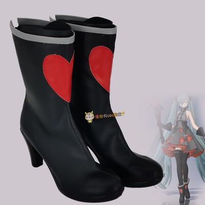 taobao agent Forever Seven Days Capital Black Sheep Song Hatsune Miku COS Future COS Football Customization 0967COSPLAY Shoes Boot Customization
