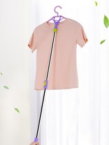 Support rod Cold clothes fork Pick clothes rod Clothes drying rod Stainless steel telescopic clothes strut fork Household drying rod clothes receiving fork
