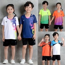 Summer victory children badminton suit suit Boys and girls sportswear Primary and secondary school students match suit table tennis suit