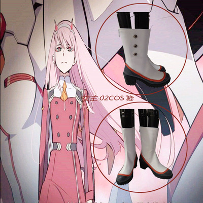 taobao agent Darling in the franxx 02 female lead cosplay shoes anime to customize