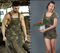 Chief tactical technician sports equipment for men and women for outdoor cooking Wear-resistant and dirt-resistant camouflage apron