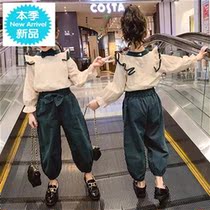 Girls set Spring and Autumn 2020 new girls Korean fashion childrens fashion Childrens foreign spring autumn Net Red Two