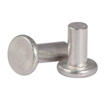 GB109 flat head aluminum rivet aluminum Willow nail solid rivet hand strike type rivet M3 M4 M5 M6
