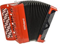 Roland Roland FR-4xb electronic accordion Bayan type accordion Fr4xb black red