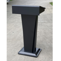 Factory direct metal podium high-end white restaurant podium podium sales welcome desk hotel reception desk