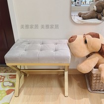 Home doorway Shoes Stool Nordic Modern Multifunction Shoe Cabinet Containing Racks Shoe Bench Strip Bench Cloakroom Fitting Bench