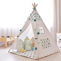 Kindergarten doll home corner tent Indian outdoor baby photo props ins Wind triangle tent Indoor