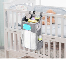 Foreign trade large crib storage bag Bedside hanging bag Diaper bag Bottle sundries three-dimensional storage rack