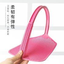 Fly swatter plastic shot does not suck silicone household thickened and extended manual fly shot durable long handle mosquito artifact
