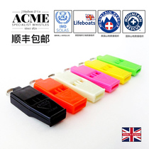 British ACME Ekomi 636 (outdoor mountaineering survival) whistle rescue high frequency big sound thin whistle