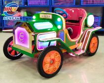 Have fun Double electric toy racing Romantic classic car Park playground Bumper car Step on the gas and go