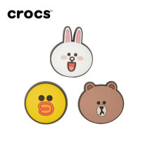  Crocs Crocs accessories Zhibi star hole shoes flower fun cartoon LINE Friends series
