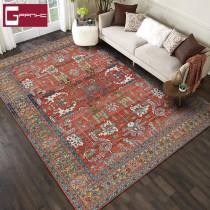Carpet Living Room Doormat in door Bedroom Whole Bunk Bed for Home Tea Blanket Resistant To Dirty American Countryside Morocco Retro Cushion