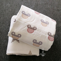 Six-layer baby cotton gauze cover blanket BABY HUG air conditioner cover ~ soft and non-fluorescent
