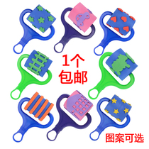 EVA sponge brush roller seal roller Painting brush Kindergarten children art painting graffiti diy handmade material