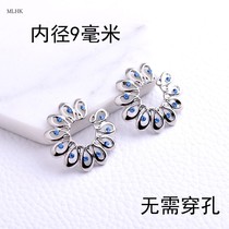 Human puncture jewelry Nebula Ring Nebula Nail Anti - Allergic Diamond Diamond without hole - free milk nail