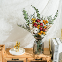 Nordic ins wind dried flower bouquet rose forget-me-not home decoration ornaments hipster real flower living room furnishings