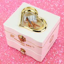 Music box Music Box Music Box rotating dance ballet girl princess jewelry box girl childrens birthday gift crystal ball