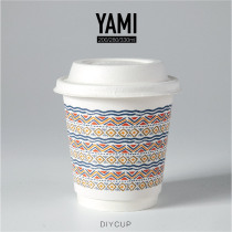 DIYCUP Ya rice Series spot coffee cupcake disposable small capacity cupcake yami spot colored grain