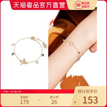 Crocus by gk-beck golden chain colorblock BEE WIZ U BEE flower lady bracelet