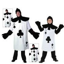 COS Imitation Leather Poker Costume Alice in Wonderland Ace Club Plum A Dou Landlord Poker Costume