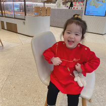 Baby's overalls In autumn and winter babies eat waterproof and dirty bibs. Children's anti-wearing women's clothing and foreign-style protective clothing
