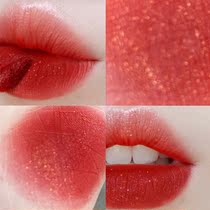 Fine glitter Koi color broken gold pepper velvet lip glaze womens matte matte lipstick does not fade chocolate white